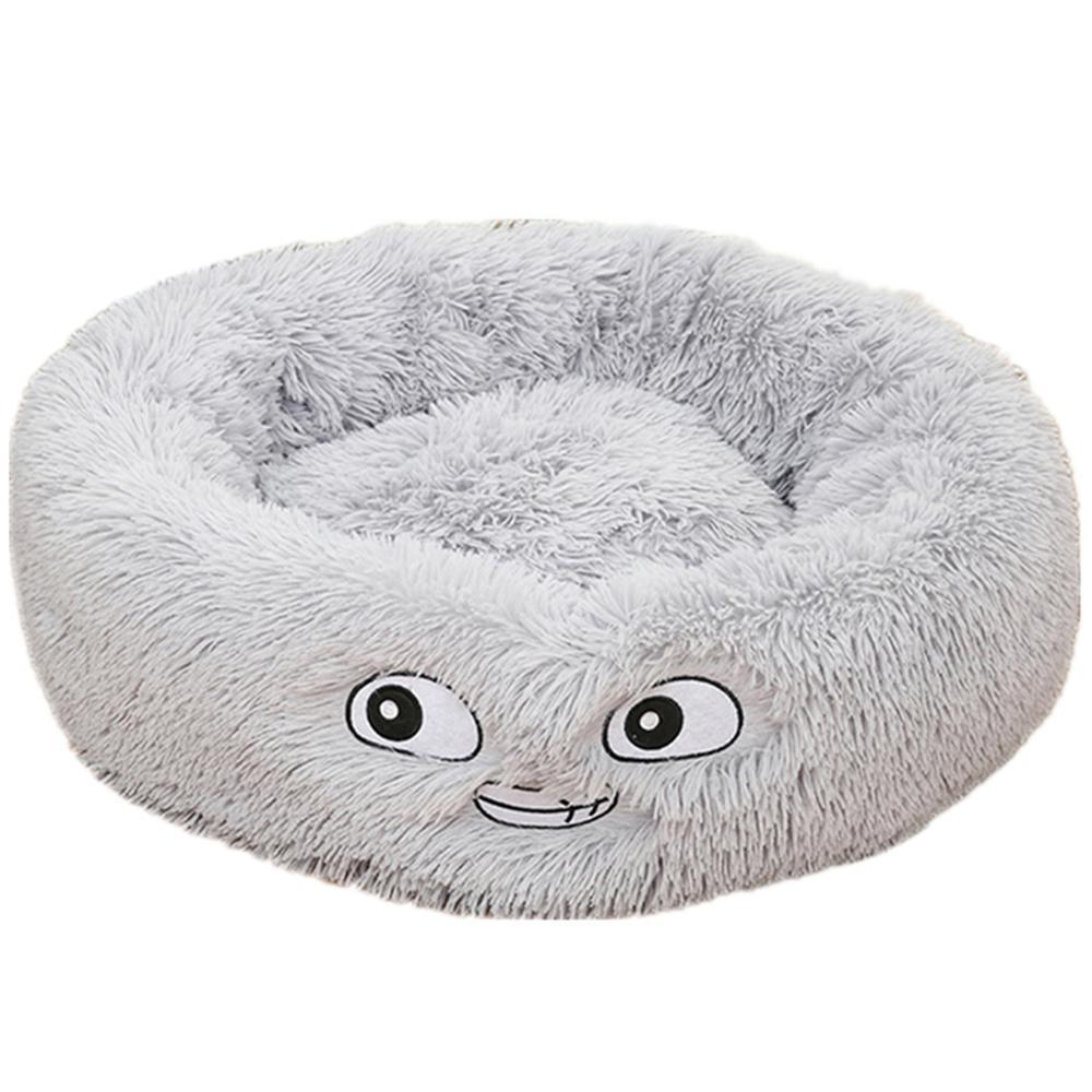 Round Small Dog Plush Bed