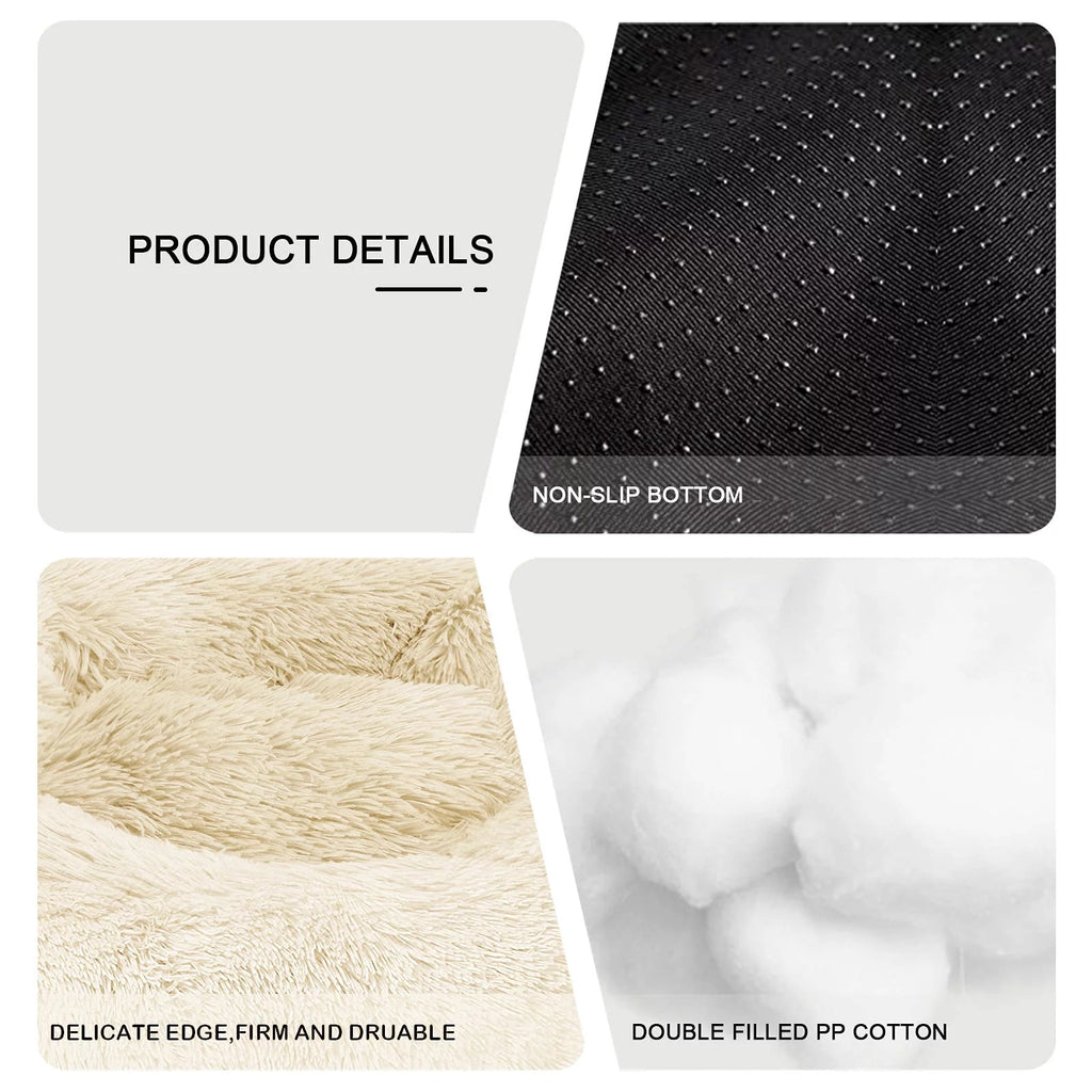 Calming Donut Dog Bed Anti-Anxiety