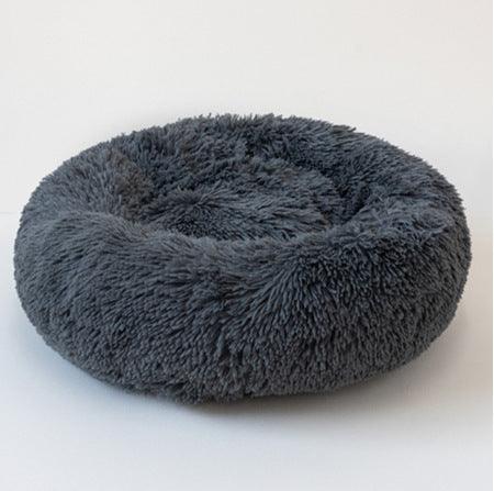 Round Small Dog Plush Bed