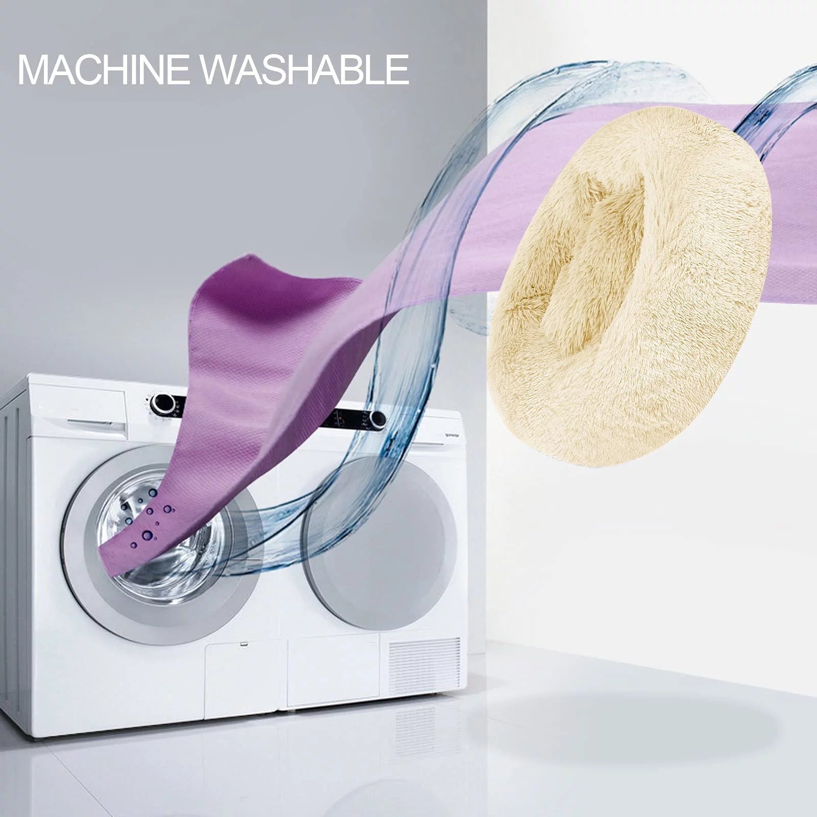 Calming Donut Dog Bed Anti-Anxiety